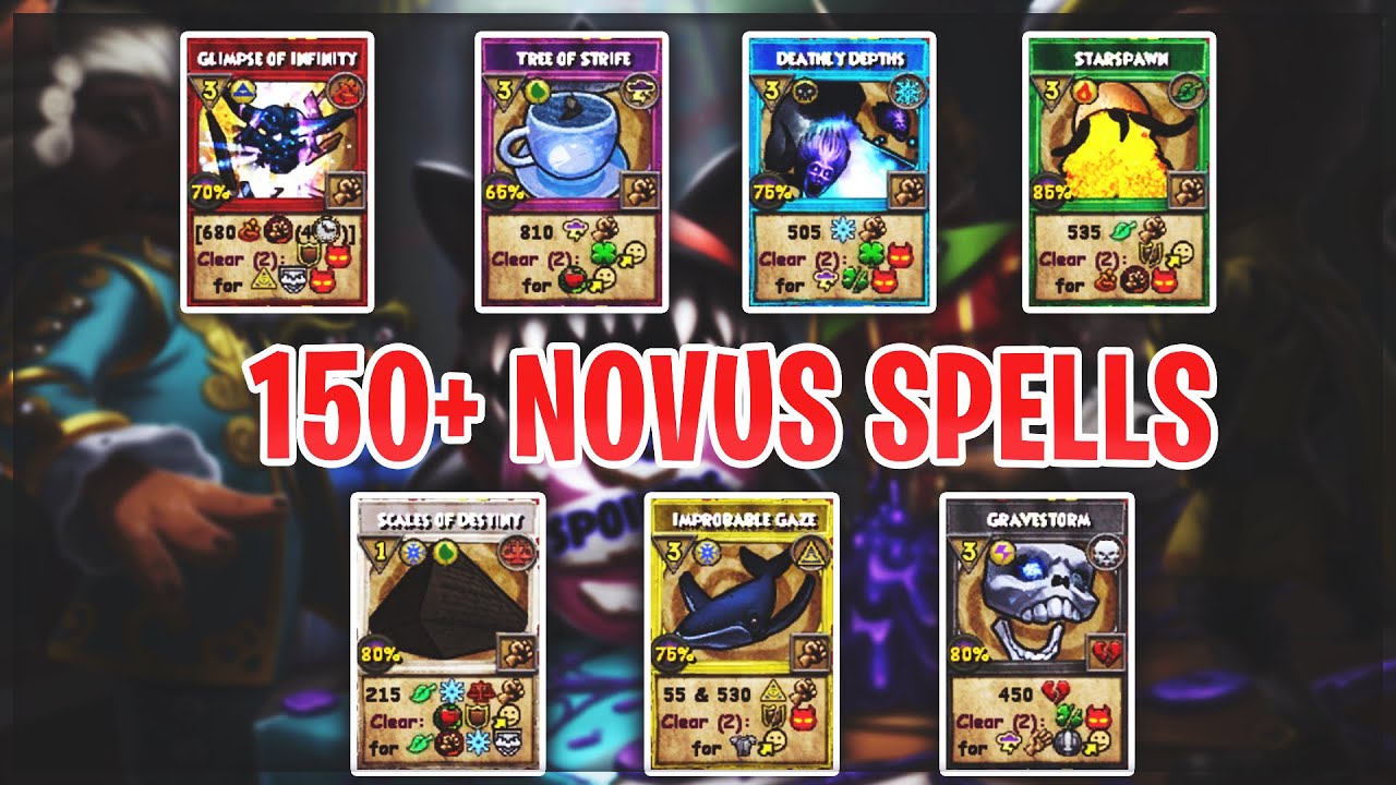 All *NEW* Novus Spells In Wizard101!! (150+ Spells)