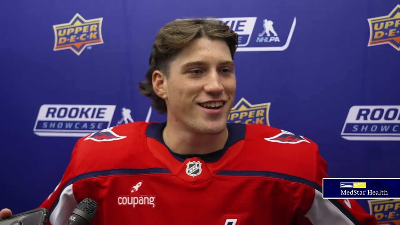 Ryan Leonard Talks at the NHLPA Rookie Showcase