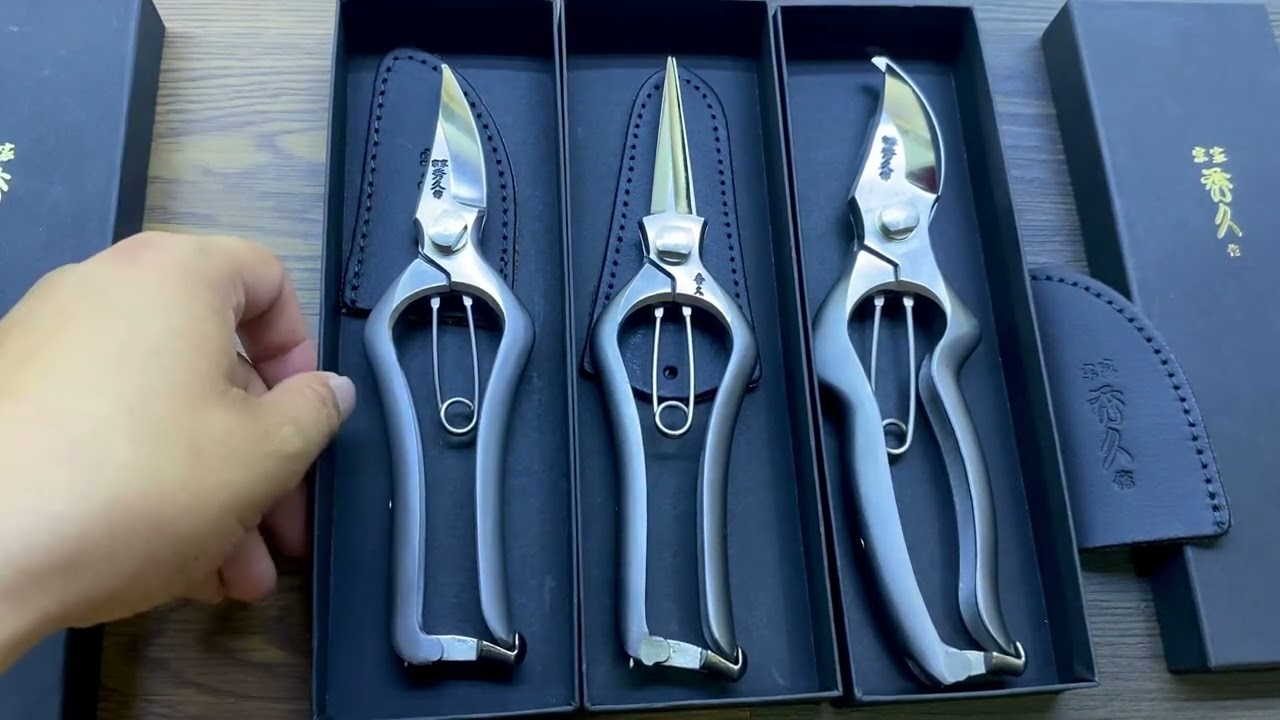 Kéo cắt tỉa thép trắng soke hidehisha nội địa Nhật Bản @giahainguyen2440