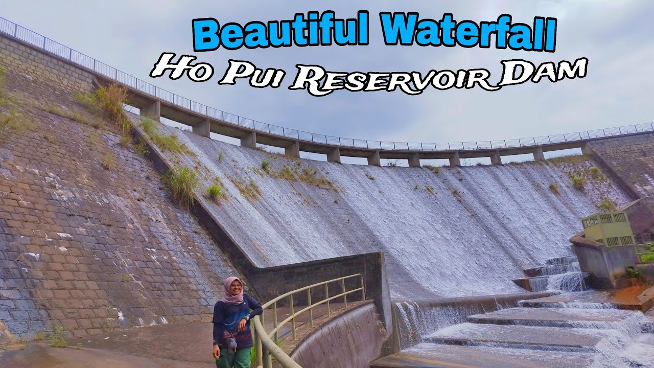 Beautiful Waterfall ‼️ Ho Pui Reservoir Dam Hong Kong
