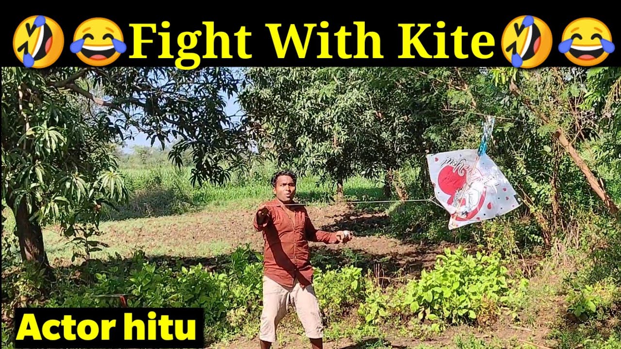 |Do not Laugh| Fight With kite😂Comedy video |Actor hitu| Funny comedy video 2021|