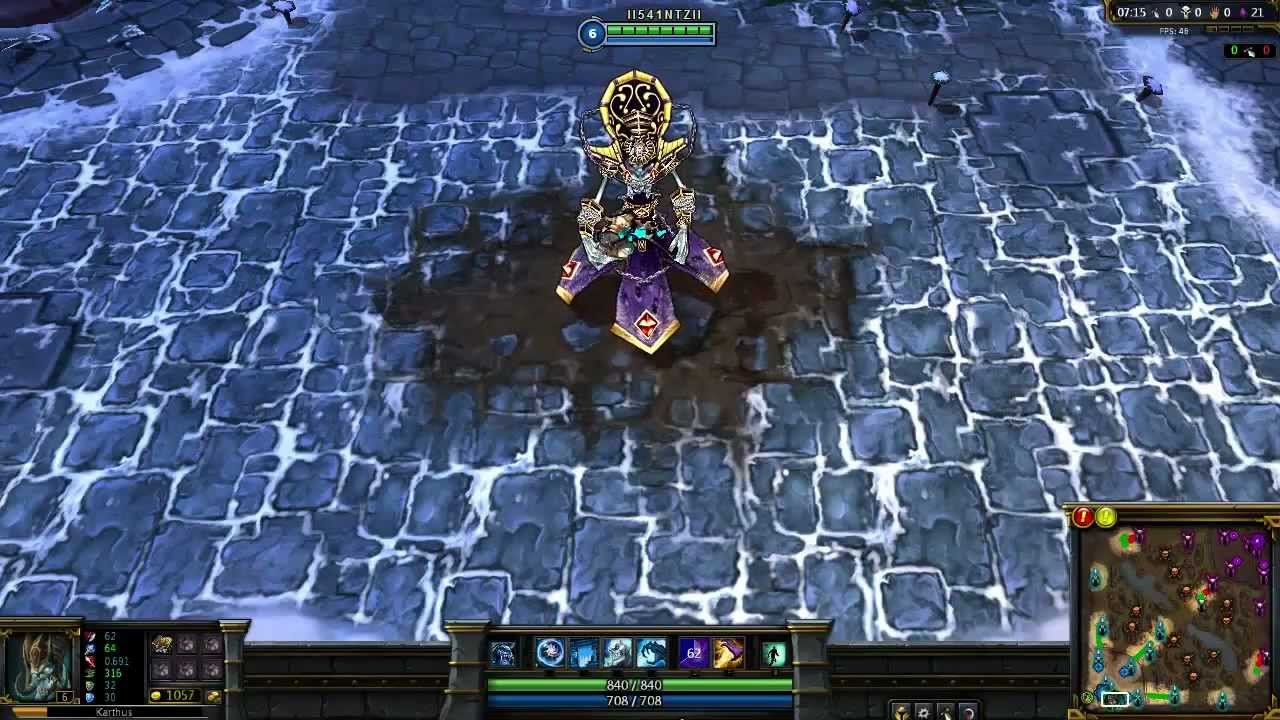 LoL Custom Skin Spotlight - Kel'Thuzad Karthus