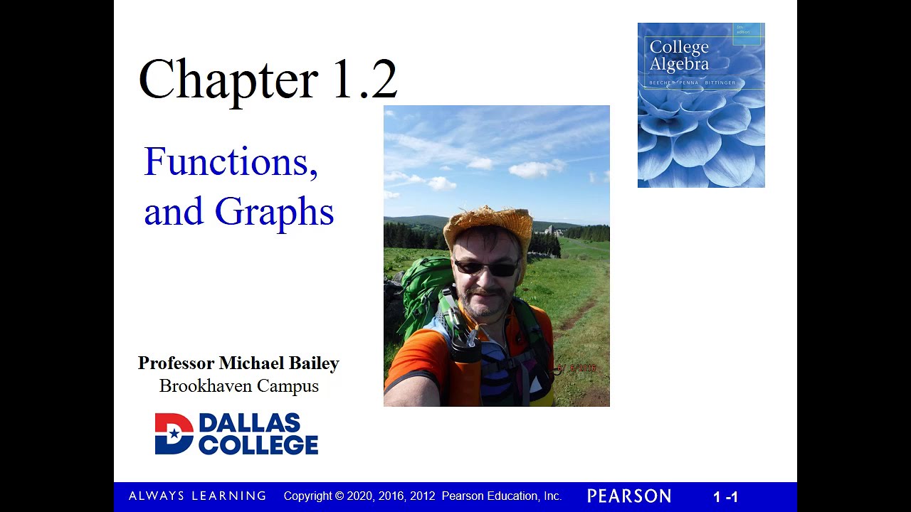 MATH 1314 - Lecture 1.2 Functions & Graphing