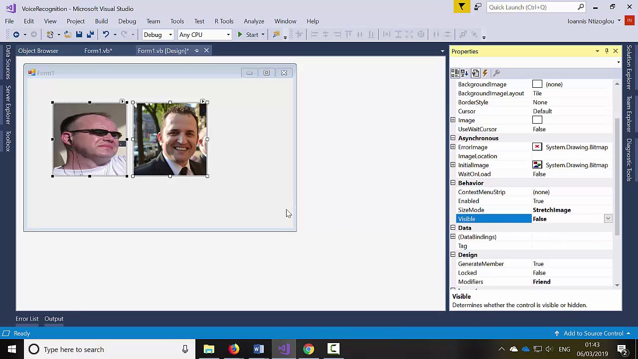 Распознавание речи и речи - Текст в речь с использованием Visual Basic VB  Raspoznavaniye