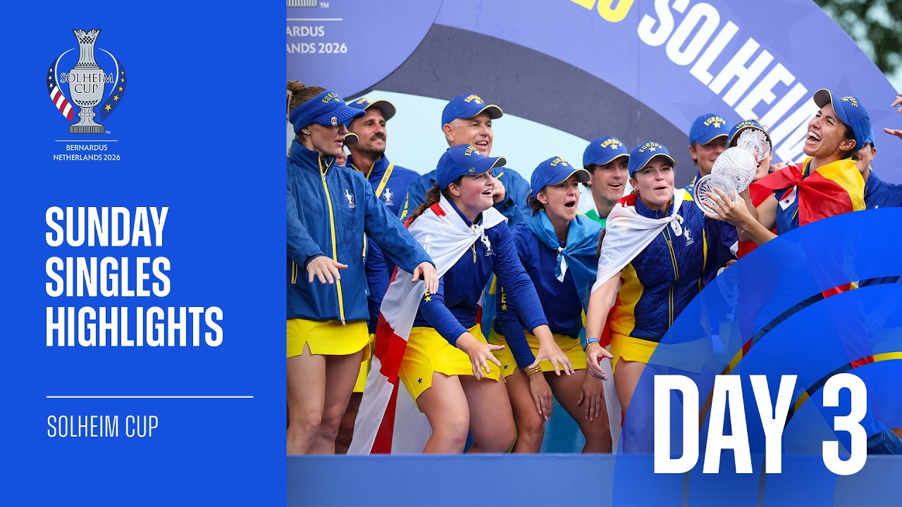 Solheim Cup 2026 | Лучшие моменты воскресных одиночных матчей