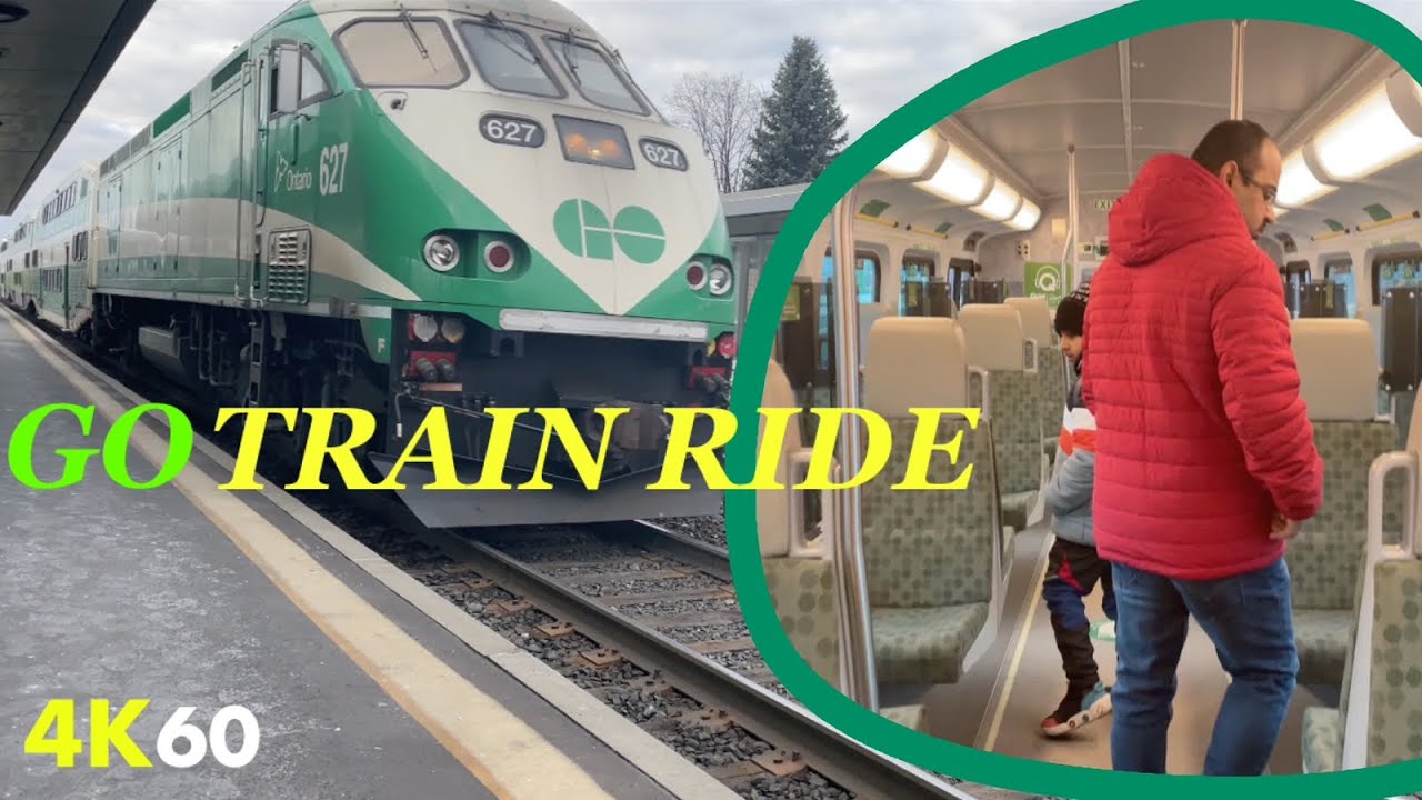 Mississauga to Toronto GO Train Ride - Clarkson to Union Station