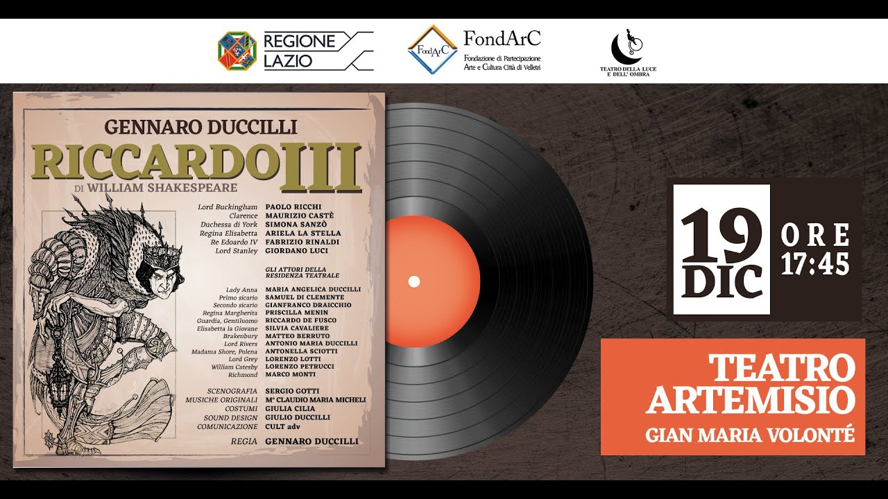 Riccardo III di William Shakespeare - Regia di Gennaro Duccilli