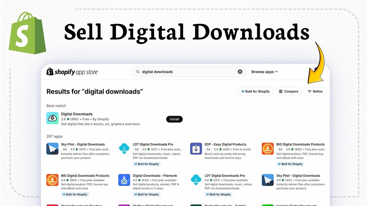 How to Sell PDFs on Shopify (Digital Downloads Ready)