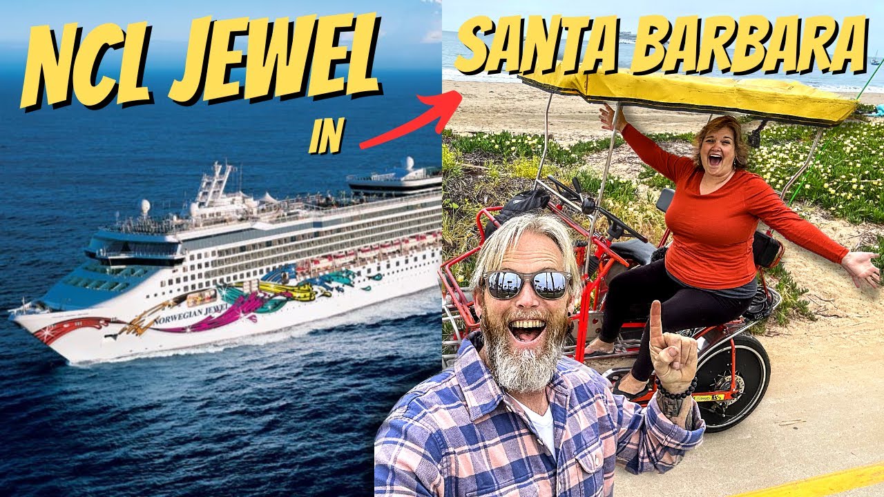 NCL JEWEL Cruise: Best Breakfast in Santa Barbara & Crazy Bike Adventures!!