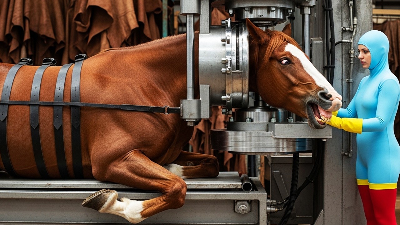 How Horse Leather Is Made Inside a Luxury Factory | Step by Step Process