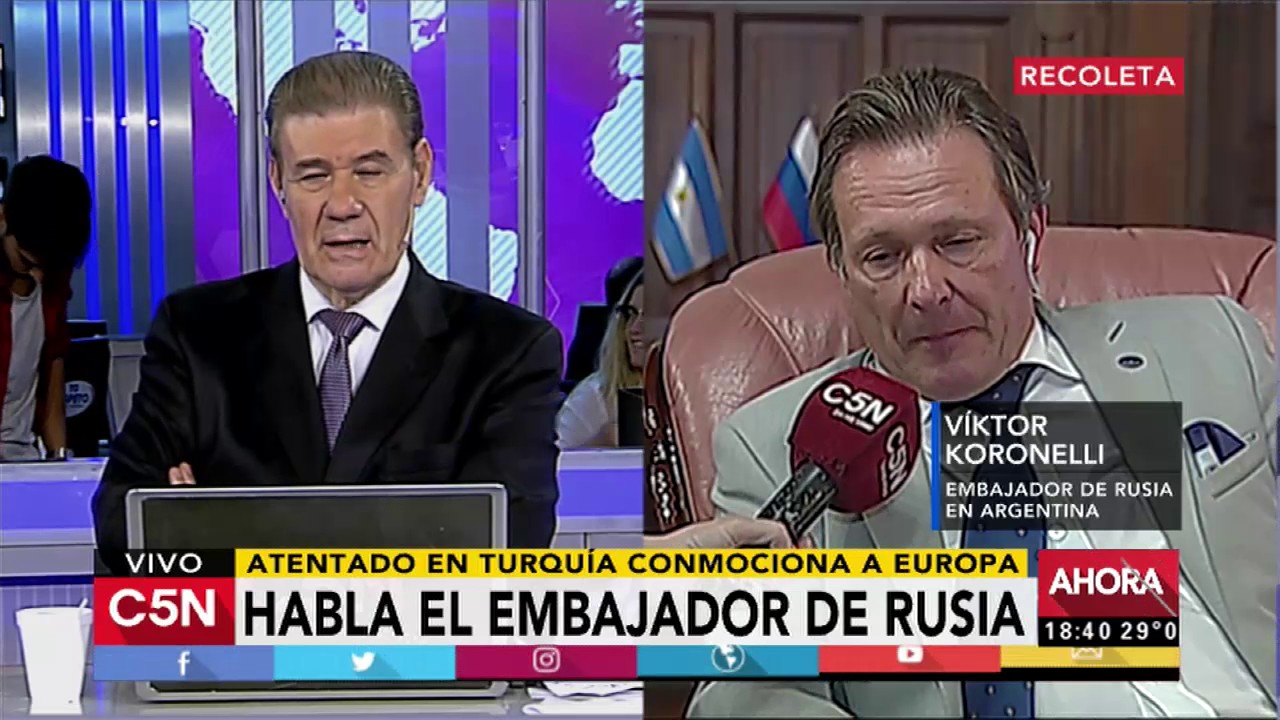 C5N - El Diario: Entrevista al Embajador de Rusia en Argentina