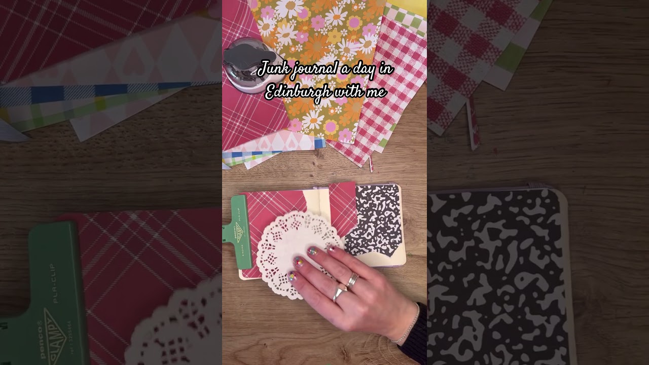 Junk journal a cute day in Edinburgh with me!