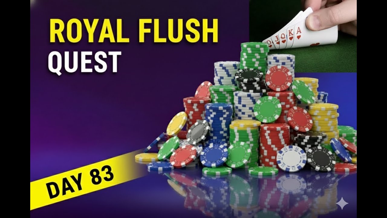 Ultimate Texas Holdem Quest, день 83, охота за роял-флеш