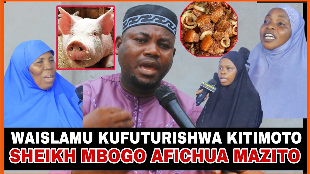 SHEIKH MBOGO ATHIBITISHA KWA UCHUNGU WAISLAMU WALIVYOFUTURISHWA NYAMA YA NGURUWE AFICHUA MAZITO.....
