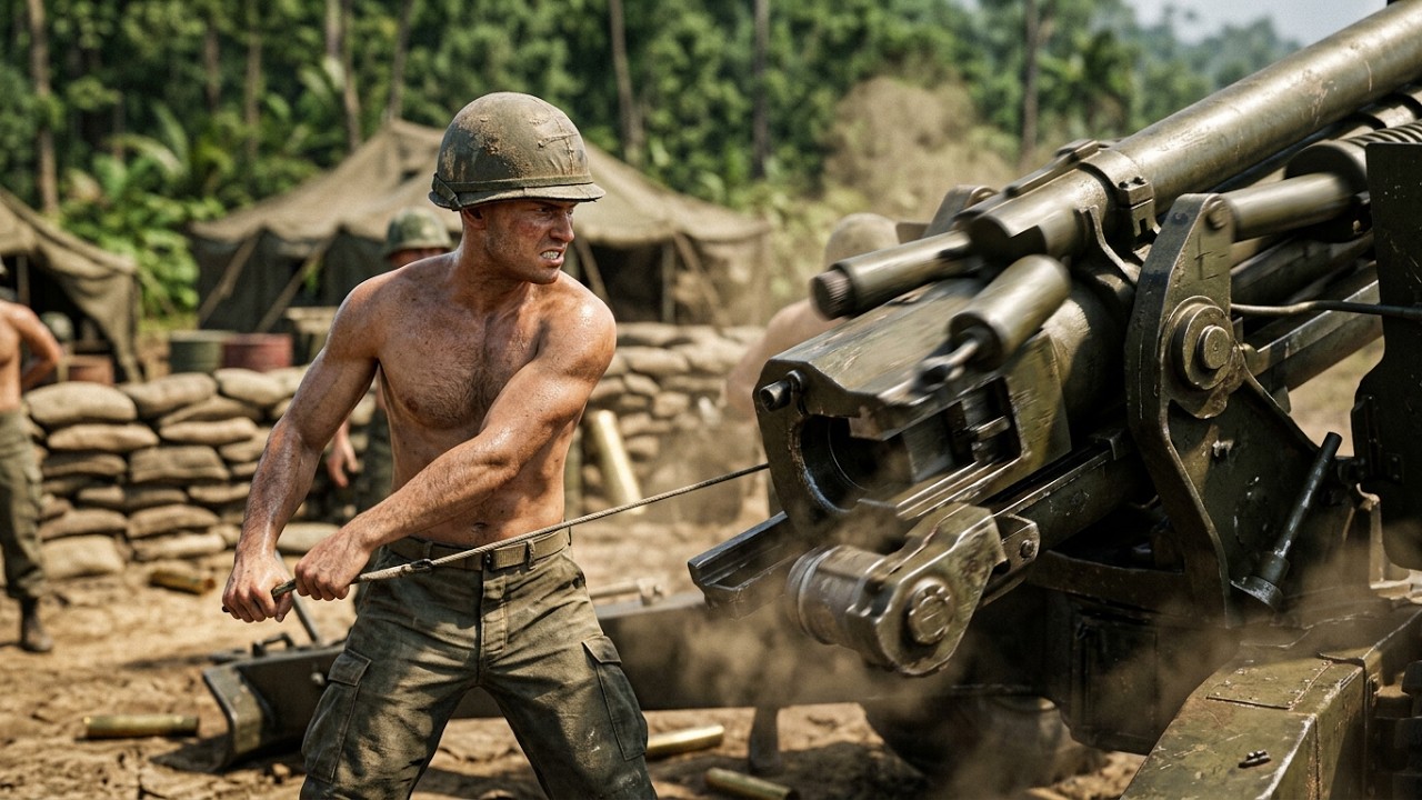 M114 Howitzer (155 mm) in Vietnam