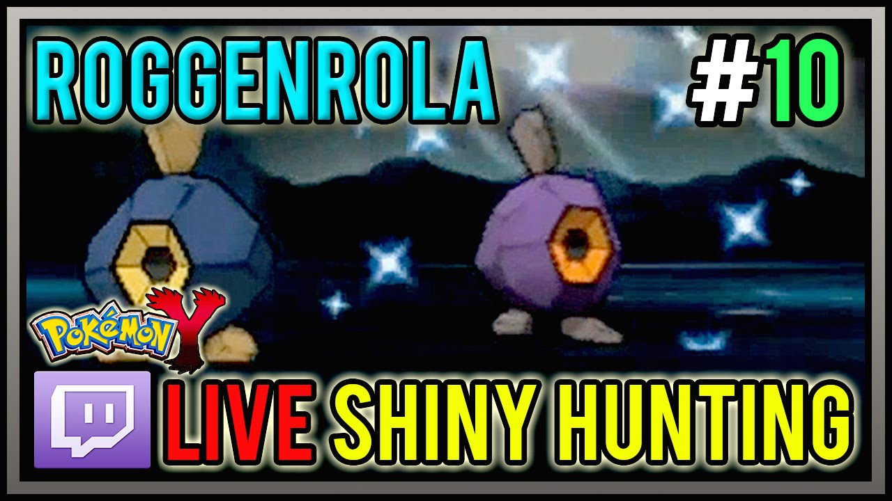 [Live] Shiny Roggenrola at 215 Horde Encounters | Live Shiny Hunt #10 | Pokemon X and Y