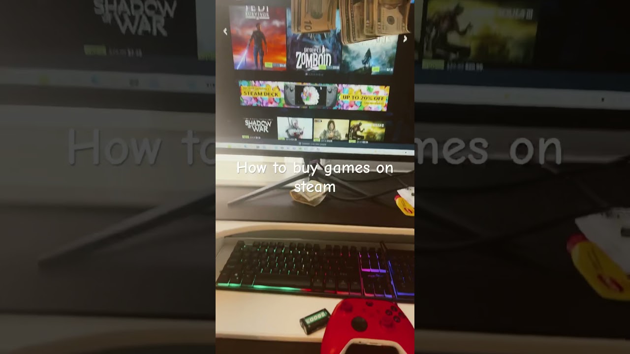 How to buy games on steam#shorts