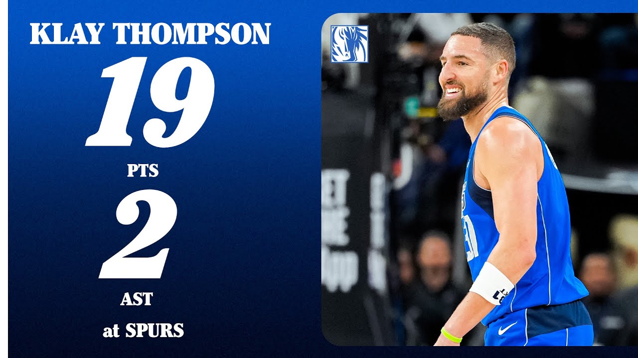 Klay Thompson (19 Points) at San Antonio Spurs | February 7, 2026