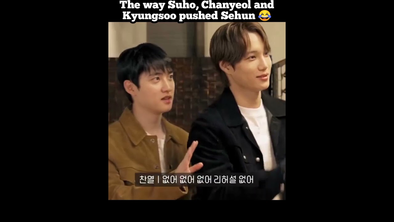 EXO not letting Sehun have his way this time 😂 #sehun #kyungsoo #kai #lay #suho #chanyeol #exo #exol