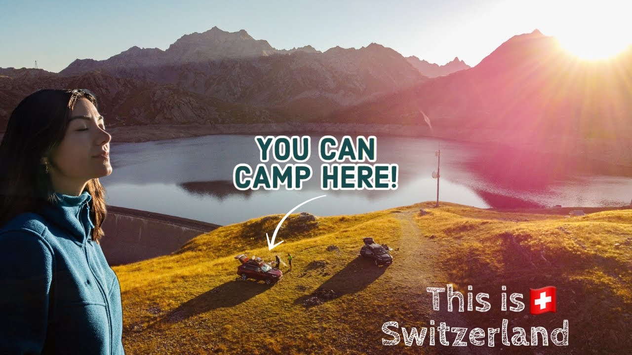The Best Place to Camp in Switzerland - Wild Camping Inside the Alps!