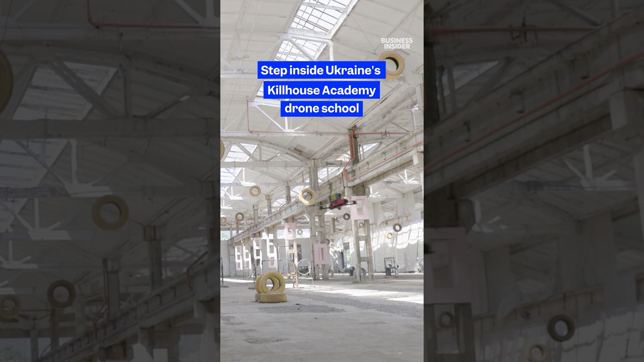 Inside Ukraine's 6-day #drone school for soldiers heading to the front line. #Ukraine #war
