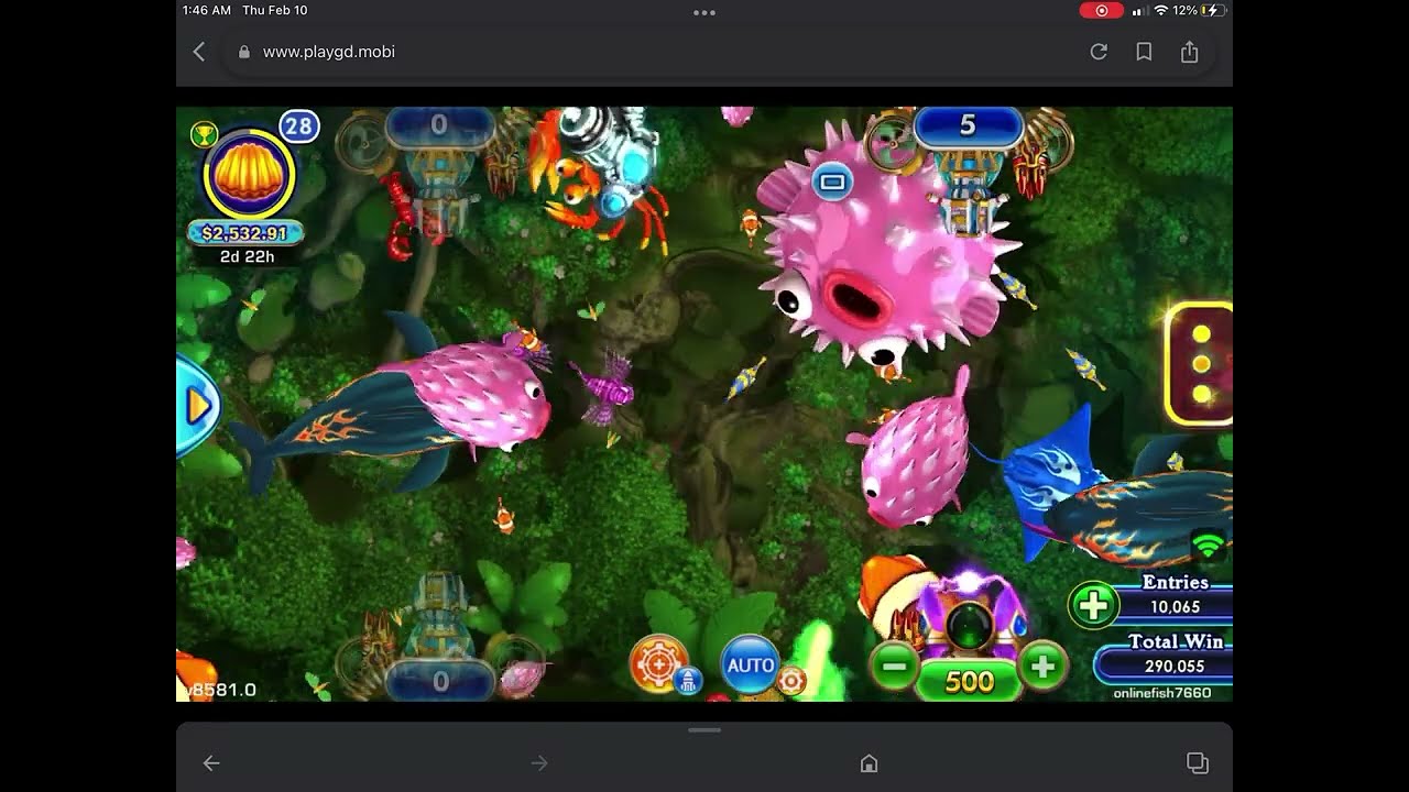 High limit online fish play $1-$5 bets Golden Dragon Mobi