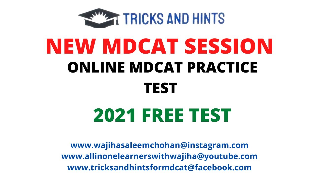New Session 2021 Mdcat Online Practice Mcqs