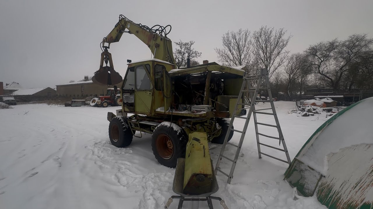 T174/2A Tank gereinigt und repariert – Bagger läuft wieder