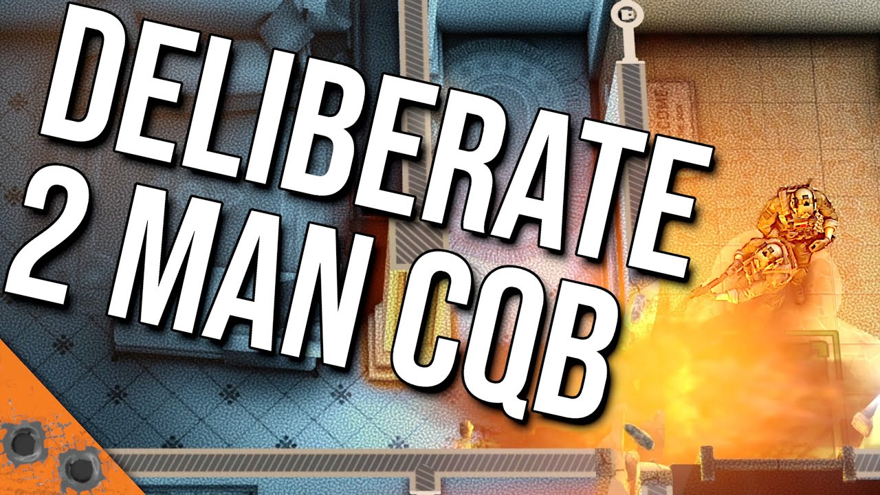 Two Man Close Quarters Battle in Door Kickers 2: Task Force North