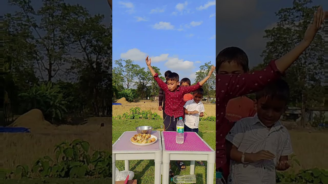 Flip the bottle and eat the golgappa  