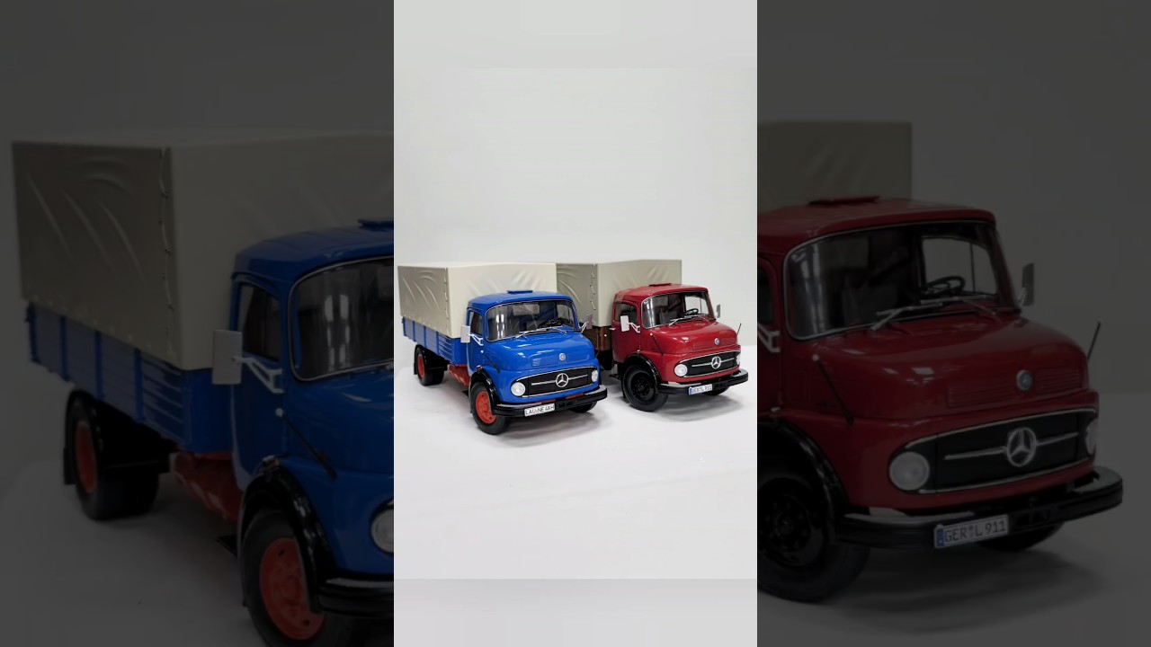 Mercedes Benz Classic truck L911 year 1966 brand Schuco scale 1/18 #diecastcars #modelcars #mercedes