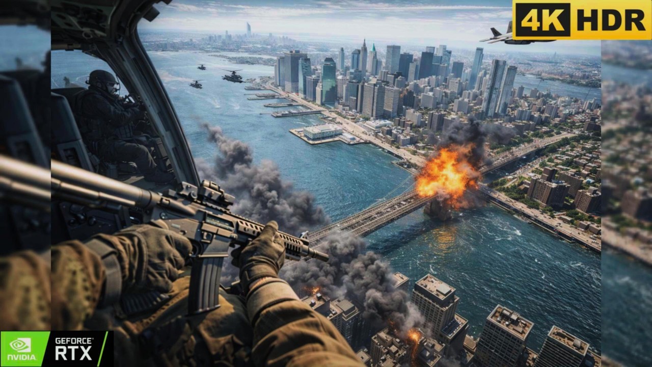 BF6 Campaign Part 4 -New York (Türkçe Altyazılı | 4K HDR) Ultra Realistic Graphics Hard Mod  60 fps