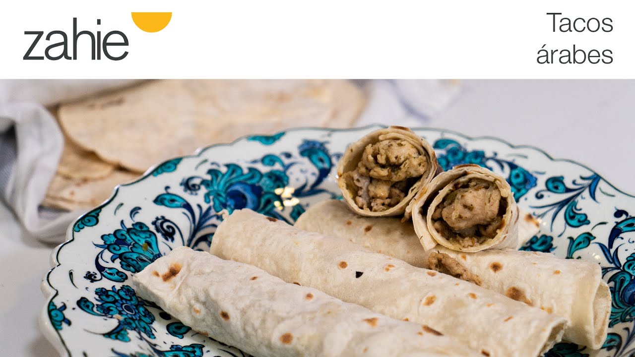 Tacos árabes, fáciles y muy sabrosos.
