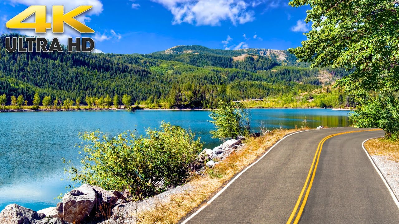 Sierra Nevada Mountain Scenic Drive Around Mammoth Lakes 4K California