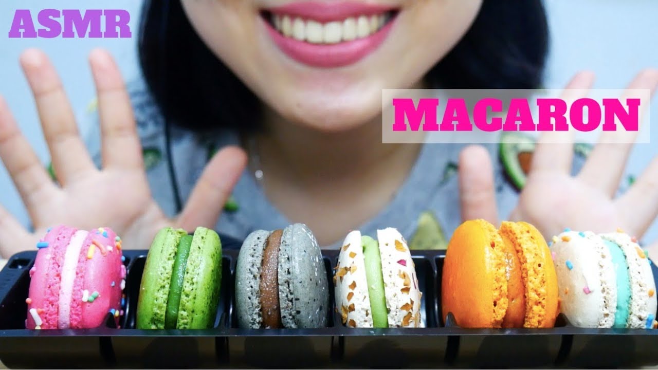 ASMR MACARON | SOFT CRISPY EATING SOUNDS | ASMR INDONESIA | NO TALKING