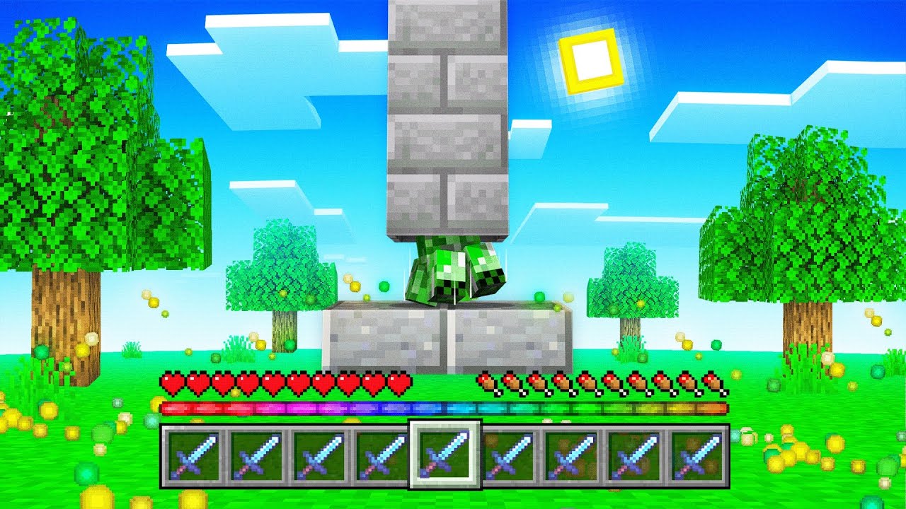 Создание *мощной* фермы опыта в лагере Minecraft