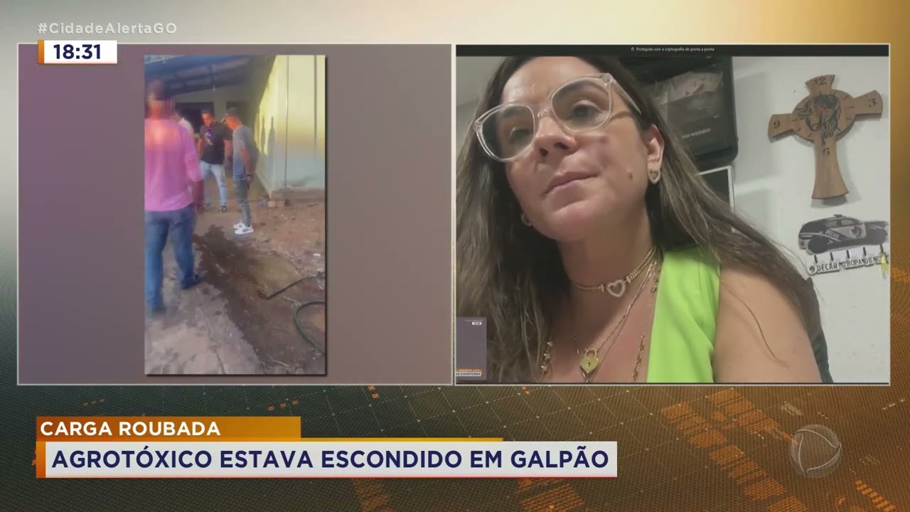CARGA ROUBADA: AGROT&Oacute;XICO ESTAVA ESCONDIDO EM GALP&Atilde;O