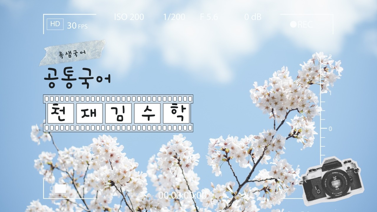 공통국어 천재 김수학 겨울 나들이