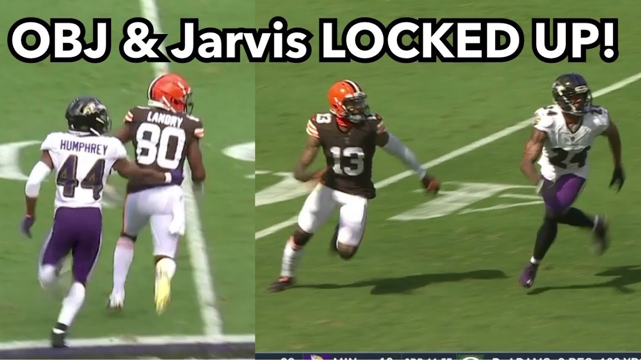 Odell Beckham & Jarvis Landry vs Marcus Peters & Marlon Humphrey (2020) WR vs CB Week 1 highlights!