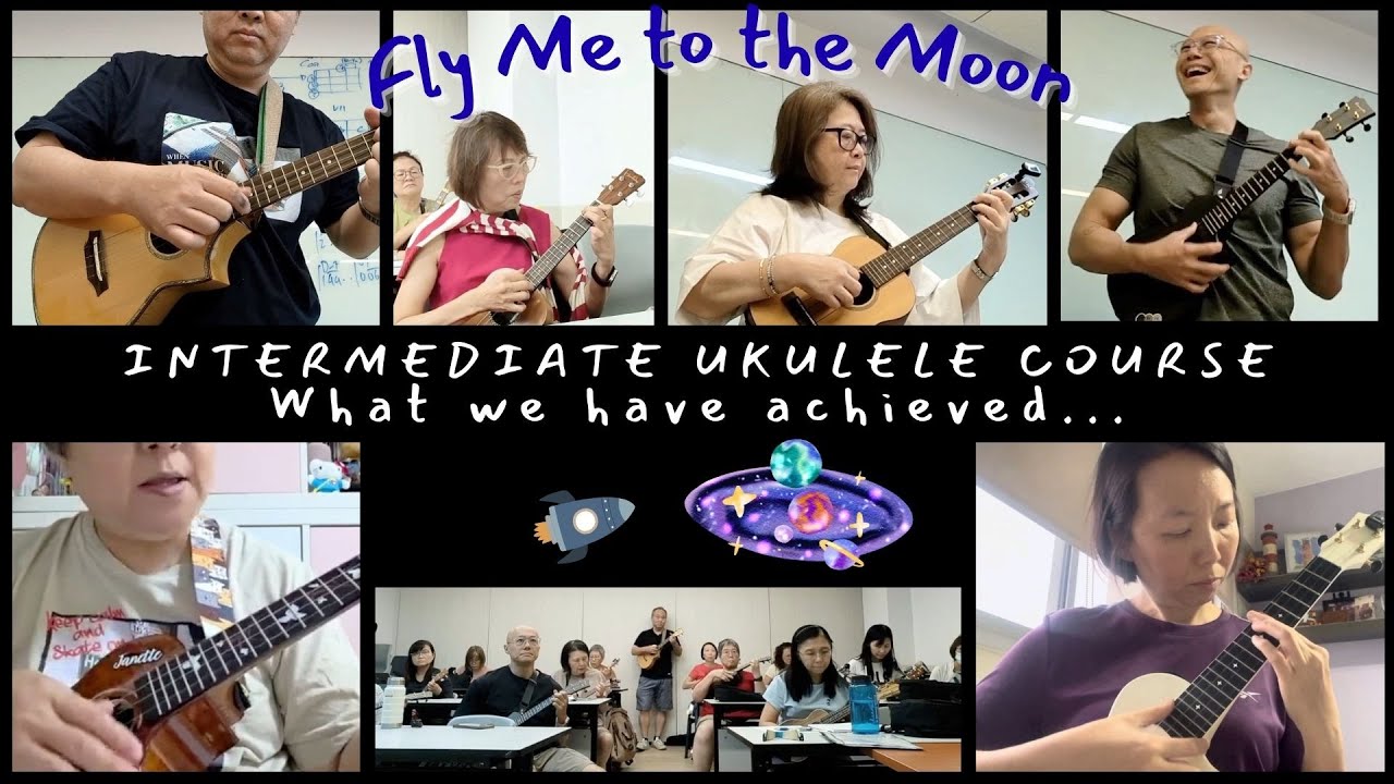 Fly Me To The Moon Solo Chord-Melody - Intermediate Ukulele Course Singapore Daniel Purnomo