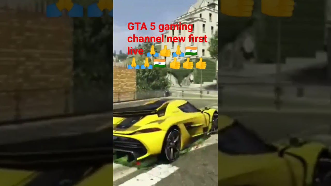 GTA 5 gaming channel new first live #gta5 #technogamerz #gtapc #gamingchannel #gtarp #youtube #funny