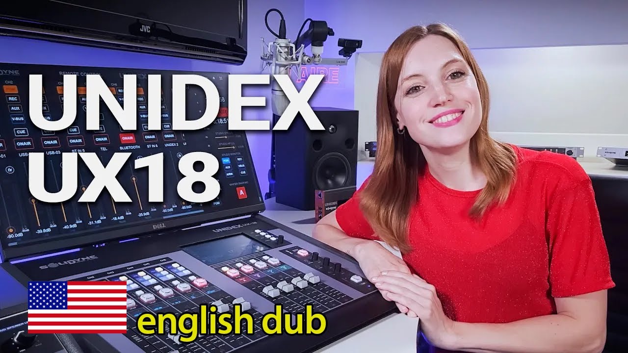 Solidyne UNIDEX UX18 [English VO] -  Standalone broadcast mixer + DANTE/AES67