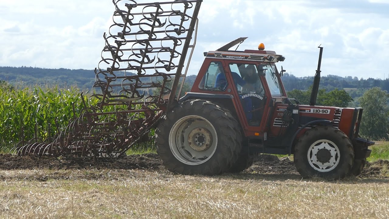 Fiat 110-90 DT Cultivator FAIL | Gets Cultivator on The Back Tires & Working Hard | DK Agriculture