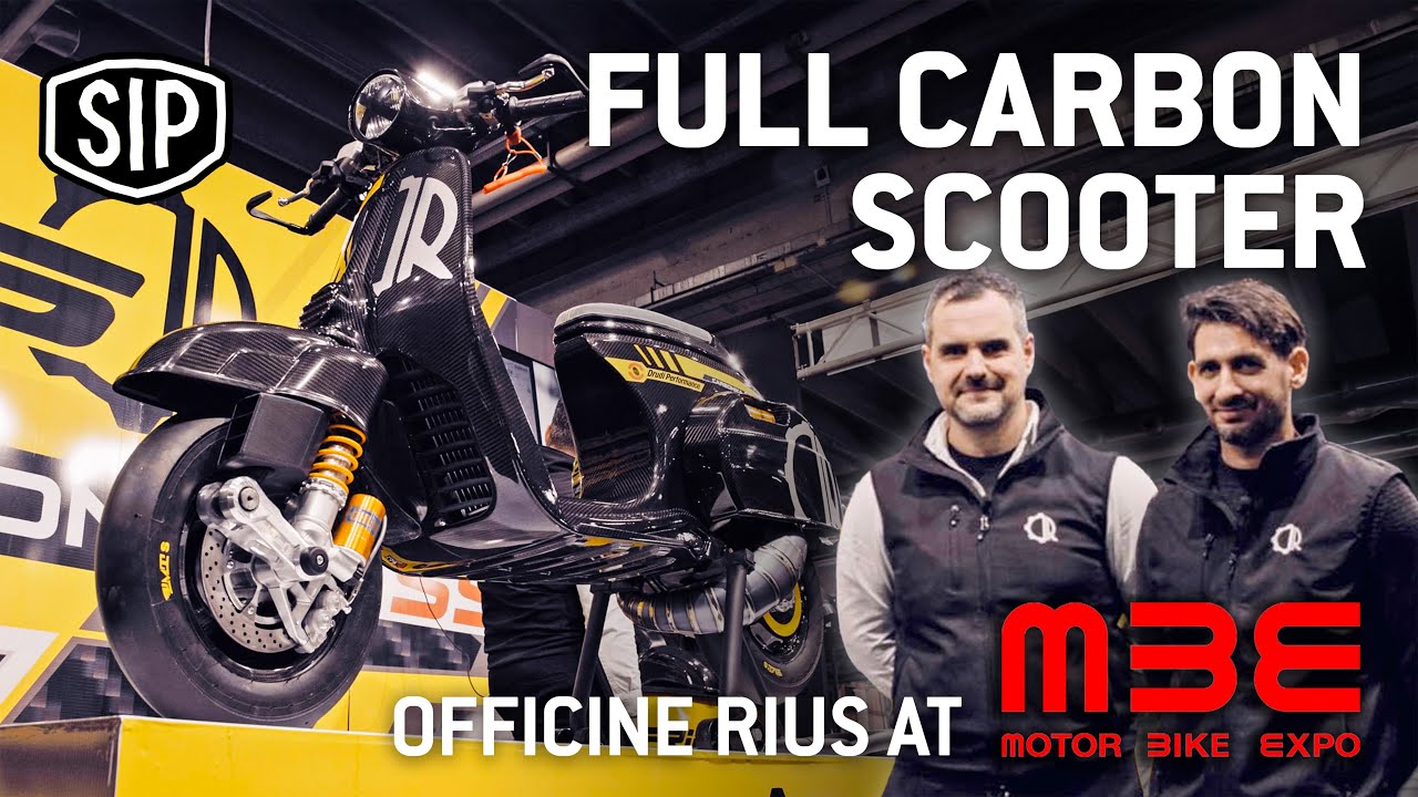 Dieser Scooter ist KOMPLETT aus Carbon! OFFICINE RIUS auf der MBE 2026