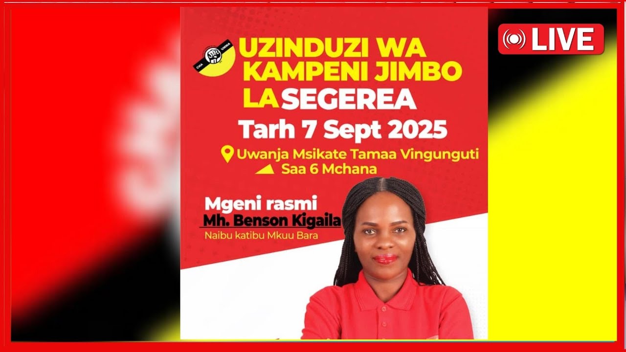 🅻🅸🆅🅴 MGOMBEA UBUNGE JIMBO LA SEGEREA AGNESTA ANAFANYA UZINDUZI WA KAMPENI MUDA HUU
