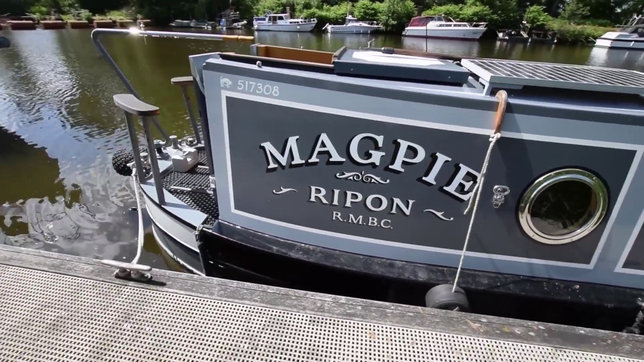 SOLD - Magpie - 55ft Traditional Narrowboat Colecraft 2008