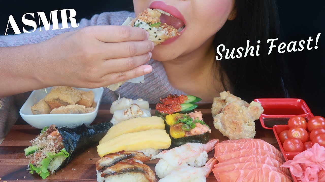ASMR - Sushi Feast & Giveaway! CLOSED!!!!!!