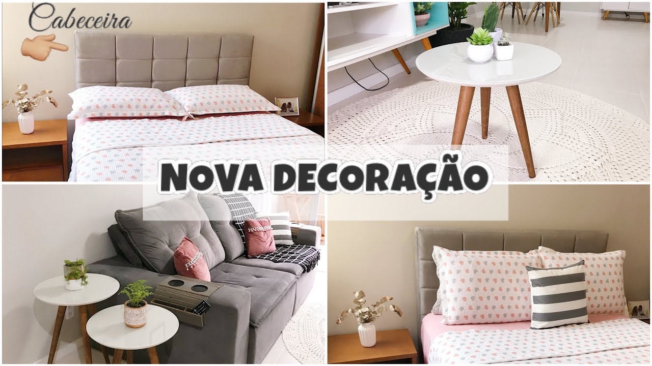 😍 Chegaram as mesinhas e a cabeceira ❤️ Decoração ❤️ Simplifique com Dani Brito