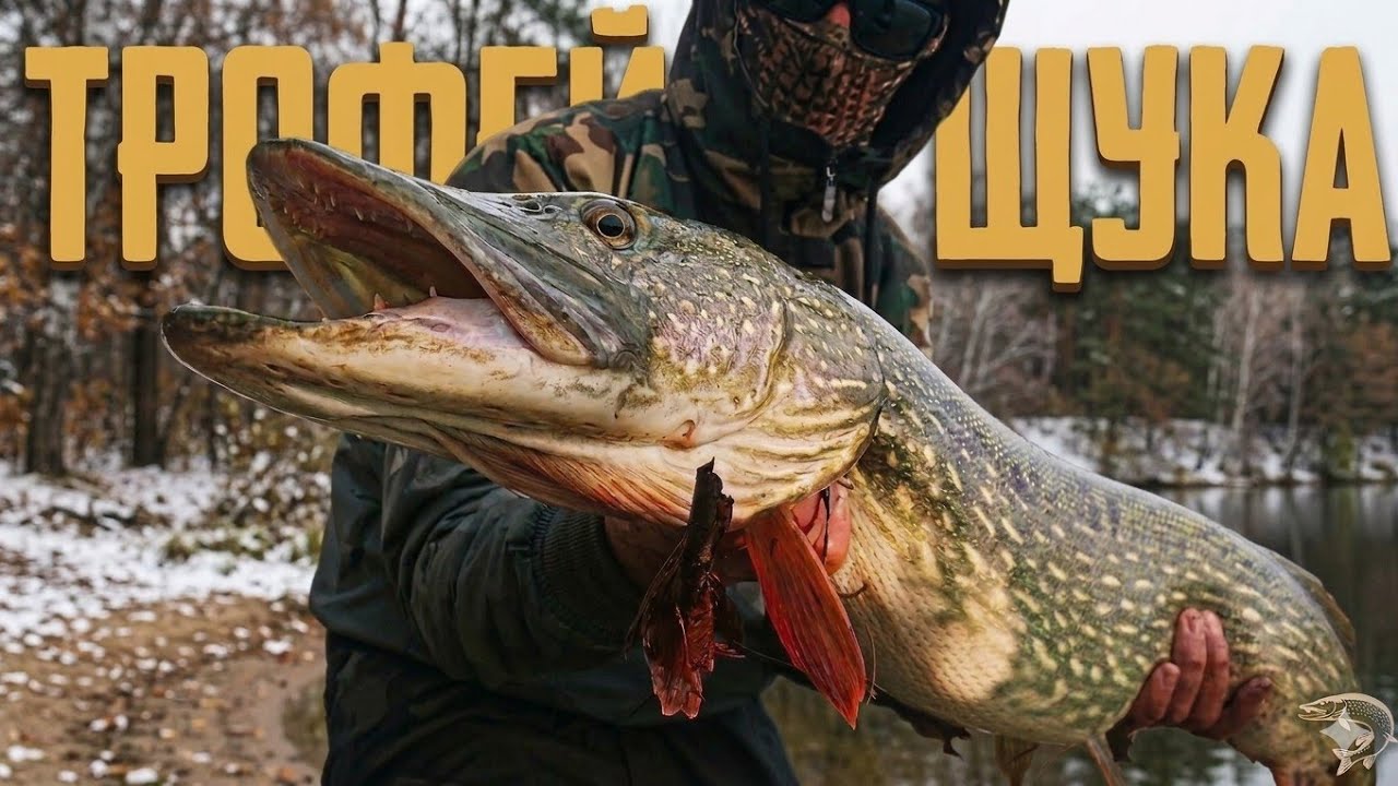 Приманка яка зробила рибалку! Трофейна щука в кінці листопада. Big pike.