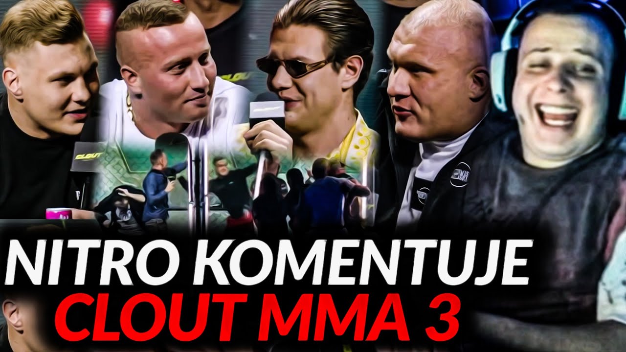 NITRO KOMENTUJE CLOUT MMA 3 - KONFERENCJA (MARCOŃ, ZAŁĘCKI, LABRYGA, WIELKI BU)